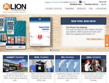 Tablet Screenshot of lion.com